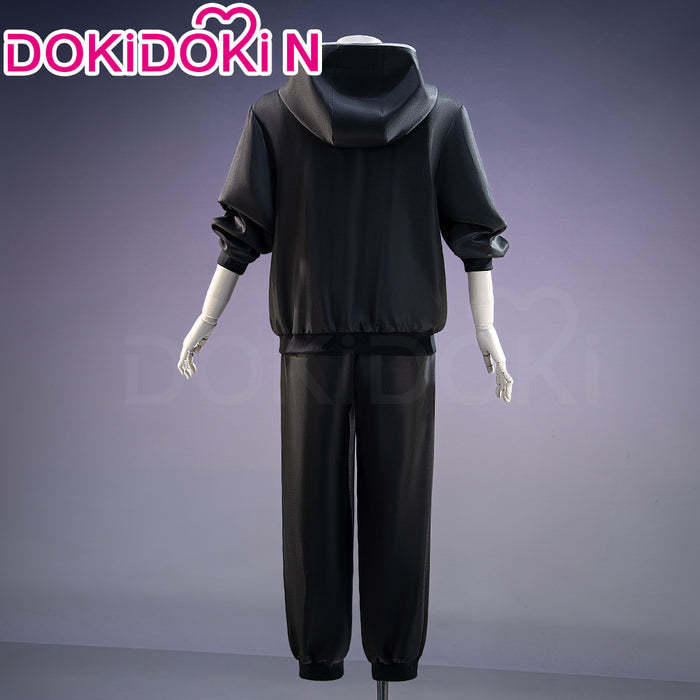 【Partial Ready For Ship】【Size S-3XL】Dokidoki-N Anime Cosplay Costume Black Hoodie Set Casual Wear
