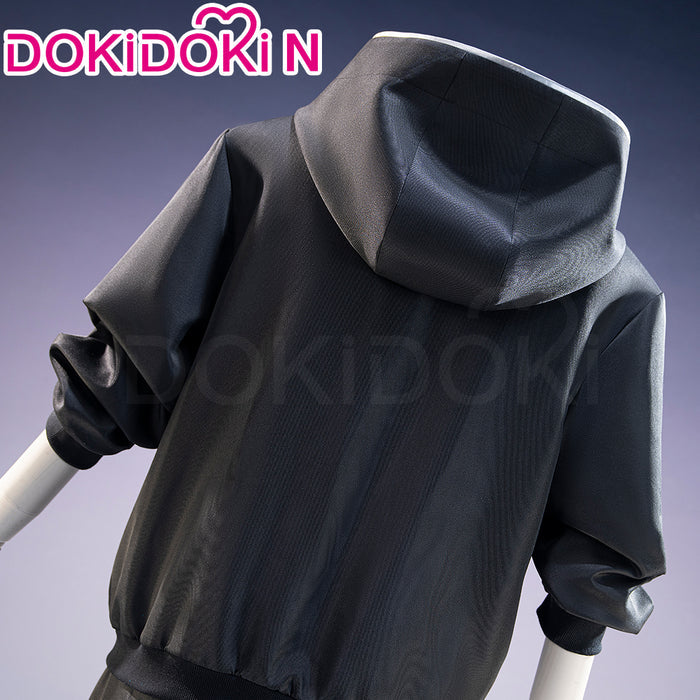 【Partial Ready For Ship】【Size S-3XL】Dokidoki-N Anime Cosplay Costume Black Hoodie Set Casual Wear
