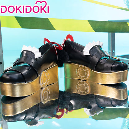 【Partially Ready For Ship】DokiDoki Game Zenless Zone Zero Cosplay Dialyn Shoes Black Gold ZZZ