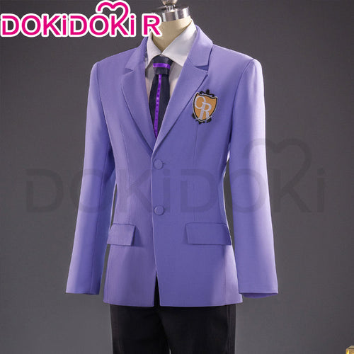 【Partially Ready For Ship】DokiDoki-R Anime Cosplay Costume Uniform Purple