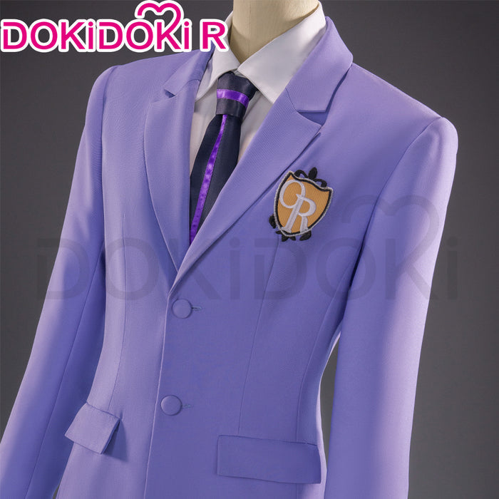 【Partially Ready For Ship】DokiDoki-R Anime Cosplay Costume Uniform Purple