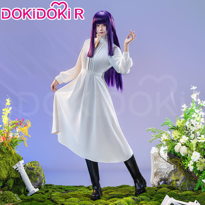 【Partially Ready For Ship】【Size S-2XL】DokiDoki-R Anime Cosplay Costume Black Coat White Dress Casual Wear