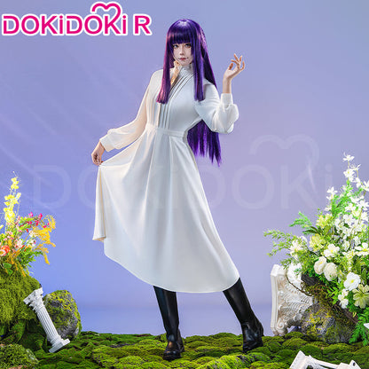 【Partially Ready For Ship】【Size S-2XL】DokiDoki-R Anime Cosplay Costume Black Coat White Dress Casual Wear