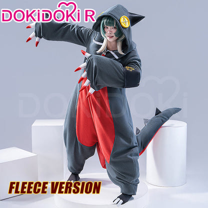 【Partially Ready For Ship】【Size S-3XL】DokiDoki-R Anime GACHIAKUTA Cosplay Guita Costume Cute Pajamas With Shoes Fleece / Trench Coat Fabric Version Halloween