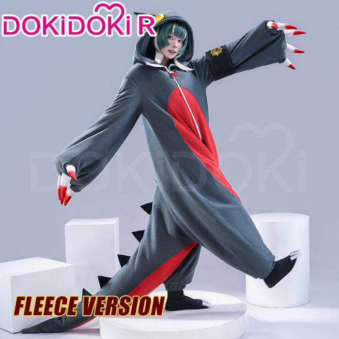 【Partially Ready For Ship】【Size S-3XL】DokiDoki-R Anime GACHIAKUTA Cosplay Guita Costume Cute Pajamas With Shoes Fleece / Trench Coat Fabric Version Halloween