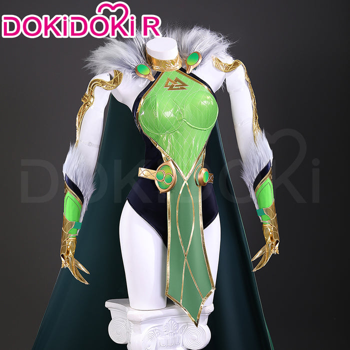 【Partially Ready For Ship】【Size S-3XL】DokiDoki-R Cosplay Costume Black Green Cloak Suit