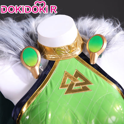 【Partially Ready For Ship】【Size S-3XL】DokiDoki-R Cosplay Costume Black Green Cloak Suit
