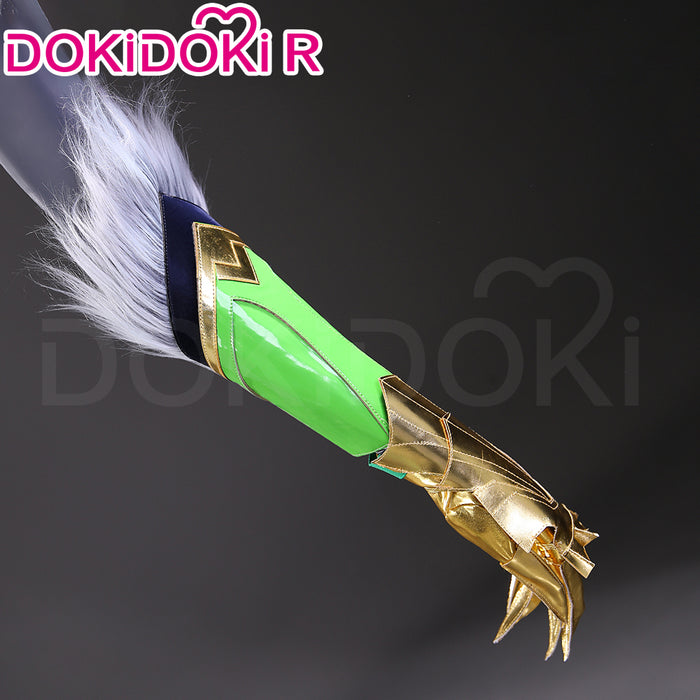 【Partially Ready For Ship】【Size S-3XL】DokiDoki-R Cosplay Costume Black Green Cloak Suit