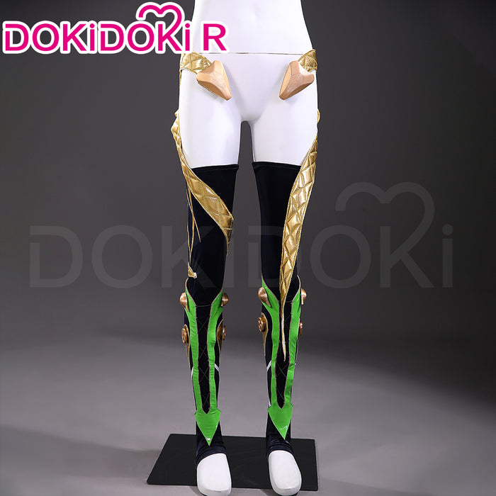【Partially Ready For Ship】【Size S-3XL】DokiDoki-R Cosplay Costume Black Green Cloak Suit