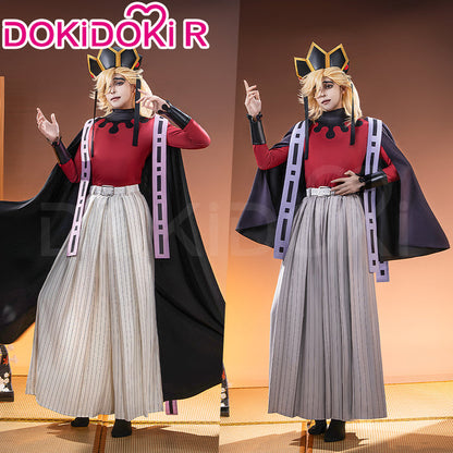 【Partially Ready For Ship】【Size XS-2XL】DokiDoki-R Anime Cosplay Costume Black Red Cape Long Sleeves Embroidery