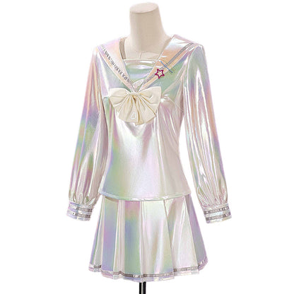【Partially Ready For Ship】【Size XS-3XL】DokiDoki-N Game NEEDY GIRL OVERDOSE Cosplay KAngel Cospaly Costume Game JK Outfit