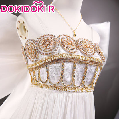 【Partially Ready For Ship】【Size XS-3XL】DokiDoki-R Anime Cosplay Costume White Princess Dress