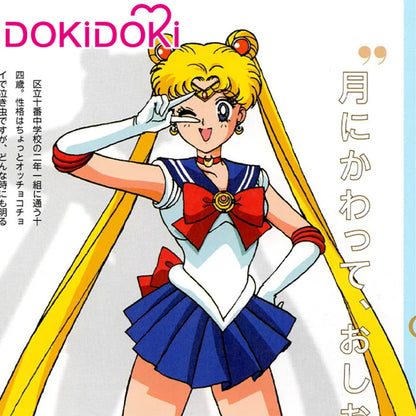【POLL】$5 Deposit = 10% off Coupon DokiDoki Anime Cosplay Costume Blue Dress Red Bow Uniform