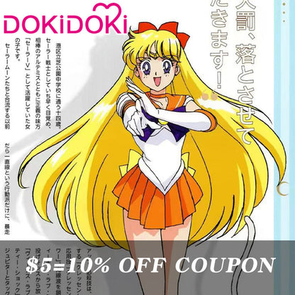 【POLL】$5 Deposit =10% OFF Coupon  DokiDoki Anime Cosplay Costume Orange Dress Uniform