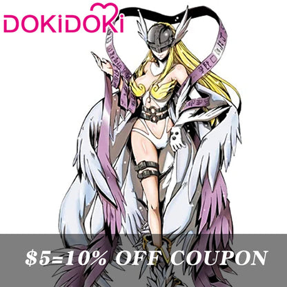 【POLL】$5 Deposit = 10% off Coupon DokiDoki Anime Digimon Adventure Cosplay Angewomon Costume
