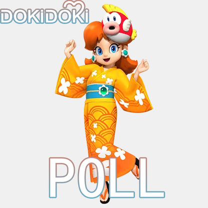 【POLL】$5 Deposit =10% OFF Coupon DokiDoki Game Cosplay Orange Yukata Female