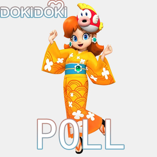 【POLL】$5 Deposit =10% OFF Coupon DokiDoki Game Cosplay Orange Yukata Female