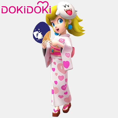 【POLL】$5 Deposit =10% OFF Coupon DokiDoki Game Cosplay Pink Yukata Female