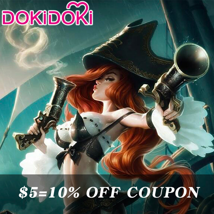 【POLL】$5 Deposit =10% OFF Coupon DokiDoki Game Cosplay Pirate Costume Women The Bountyy Hunterr