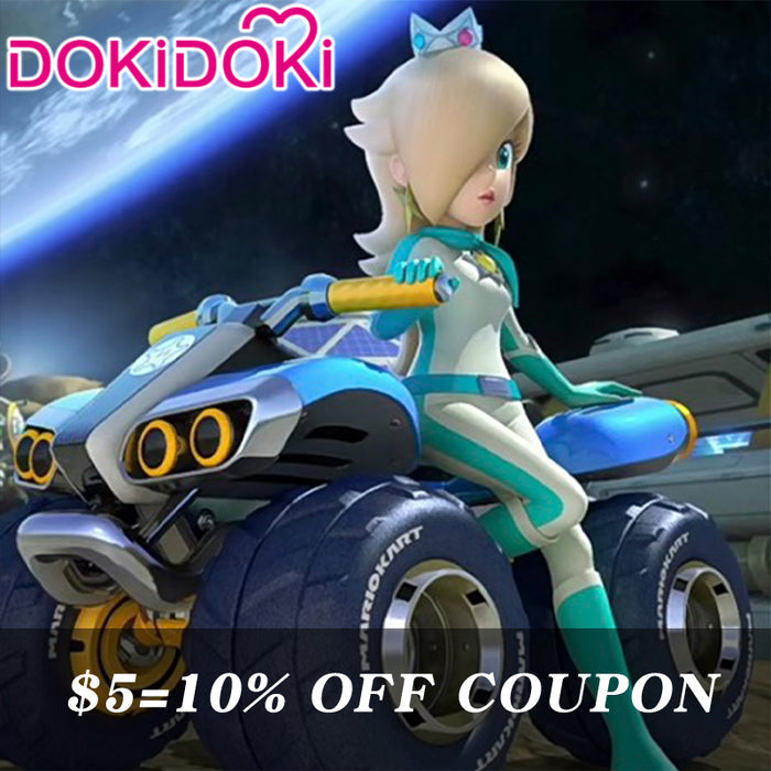 【POLL】$5 Deposit =10% OFF Coupon DokiDoki Game Cosplay White Green Bodysuit Racing Suit