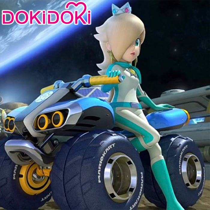 【POLL】$5 Deposit =10% OFF Coupon DokiDoki Game Cosplay White Green Bodysuit Racing Suit