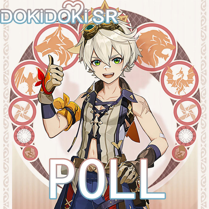 【POLL】$5 Deposit =10% OFF Coupon DokiDoki-SR Game Genshin Impact Cosplay Bennett Costume