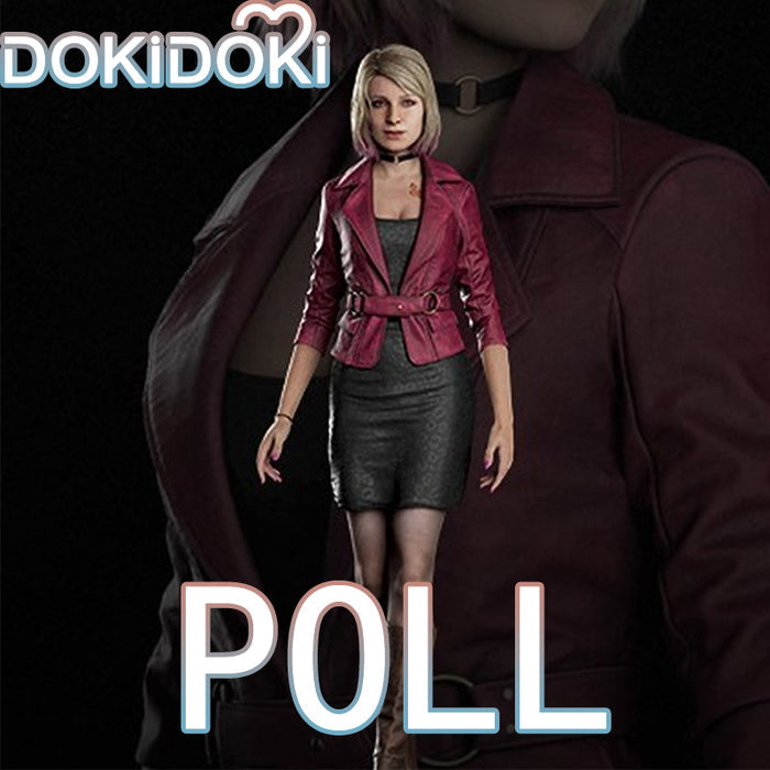 【Poll】$5 Deposit =10% off Coupon Movie Cosplay Black Dress Red Coat