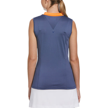 POLO CALLAWAY SANS MANCHES COLORBLOCK TOP