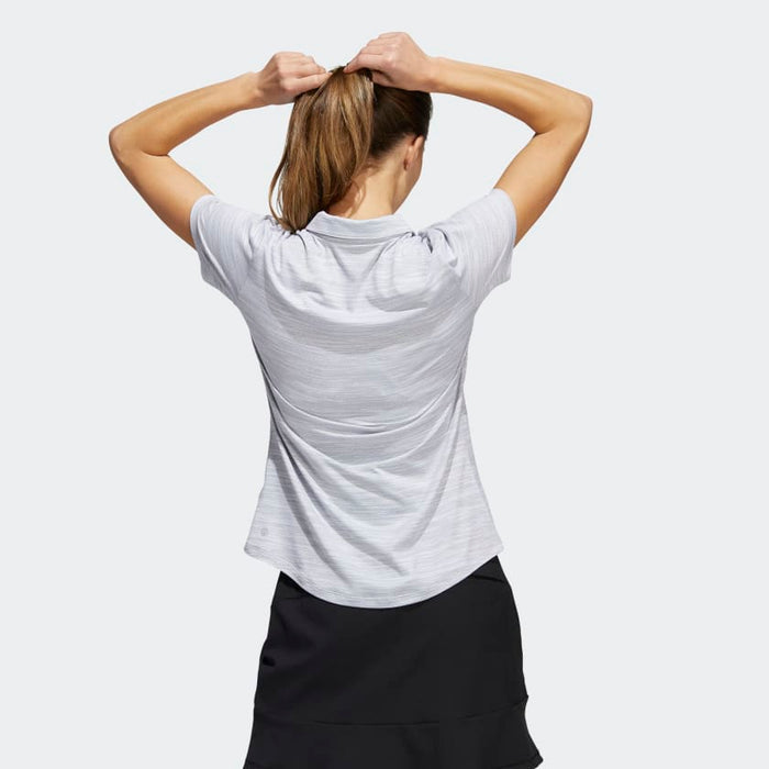 POLO ADIDAS SPACEDYE FEMME
