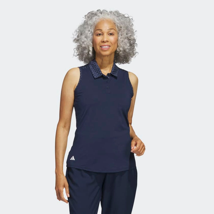 POLO ADIDAS ULTIMATE 365 PRINTED SANS MANCHES