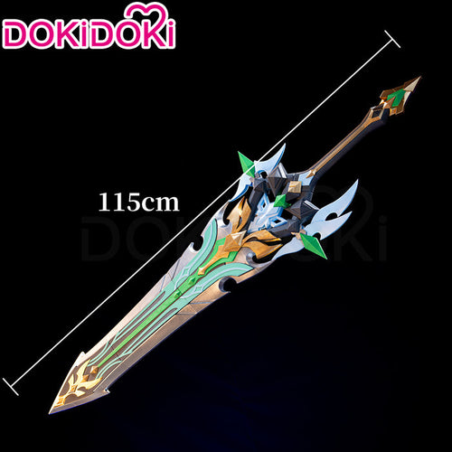 【Ready For Ship】【115CM】DokiDoki Game Genshin Impact Cosplay Varka Weapon Prop Song of the Welkin Moon Nod Krai