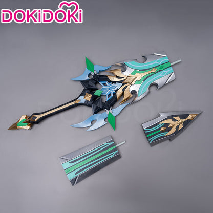 【Ready For Ship】【115CM】DokiDoki Game Genshin Impact Cosplay Varka Weapon Prop Song of the Welkin Moon Nod Krai