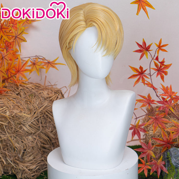 【Ready For Ship】DokiDoki Anime Agents of the Four Seasons: Dance of Spring Cosplay Rindou Azami Wig Short Yellow Hair