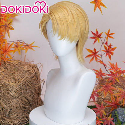 【Ready For Ship】DokiDoki Anime Agents of the Four Seasons: Dance of Spring Cosplay Rindou Azami Wig Short Yellow Hair