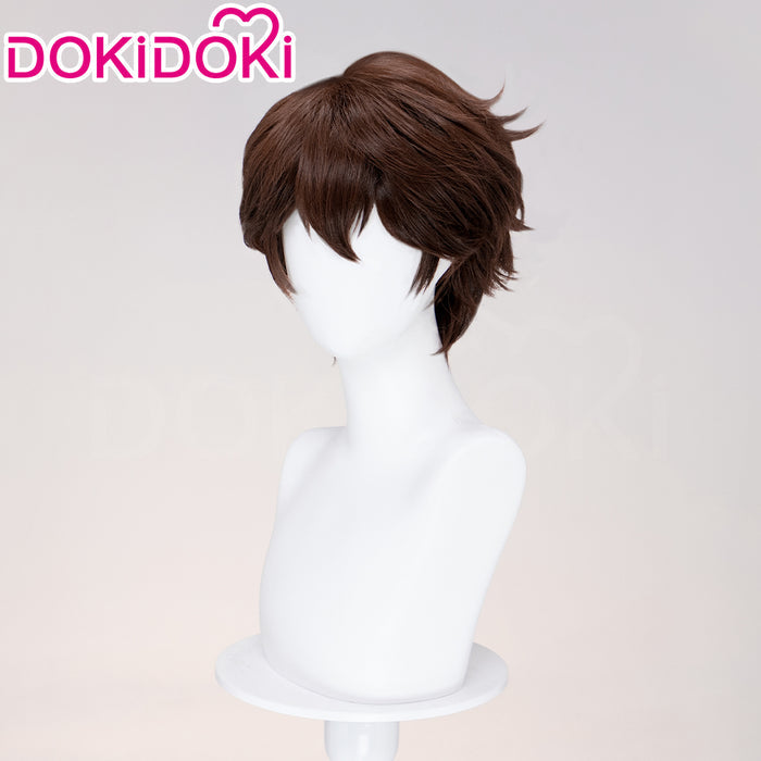 【Ready For Ship】DokiDoki Anime Cat's Eye Cosplay Ai Kisugi Wig Short Brown Hair