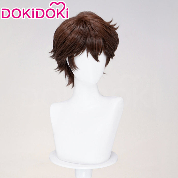 【Ready For Ship】DokiDoki Anime Cat's Eye Cosplay Ai Kisugi Wig Short Brown Hair