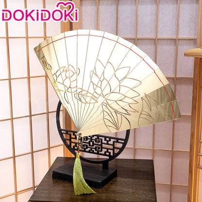 【Ready For Ship】DokiDoki Anime Cosplay Accessory Gold Mirror Fan Prop