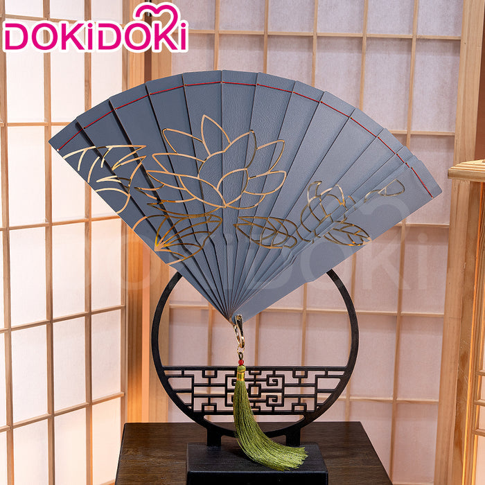 【Ready For Ship】DokiDoki Anime Cosplay Accessory Gold Mirror Fan Prop