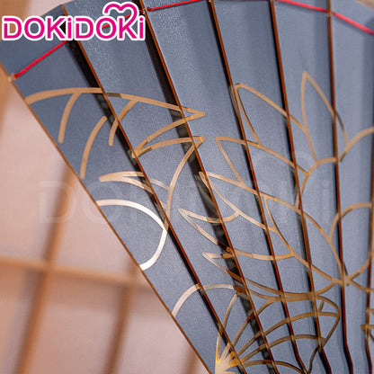 【Ready For Ship】DokiDoki Anime Cosplay Accessory Gold Mirror Fan Prop