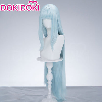 【Ready For Ship】DokiDoki Anime Cosplay Magical Transformation Wig Long Straight Pale Blue Hair