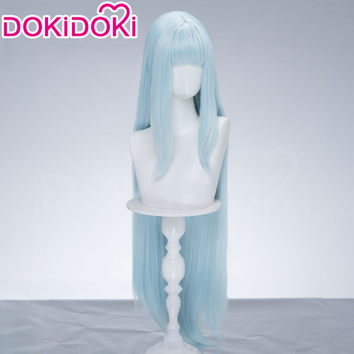 【Ready For Ship】DokiDoki Anime Cosplay Magical Transformation Wig Long Straight Pale Blue Hair