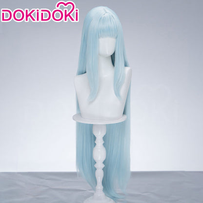 【Ready For Ship】DokiDoki Anime Cosplay Magical Transformation Wig Long Straight Pale Blue Hair