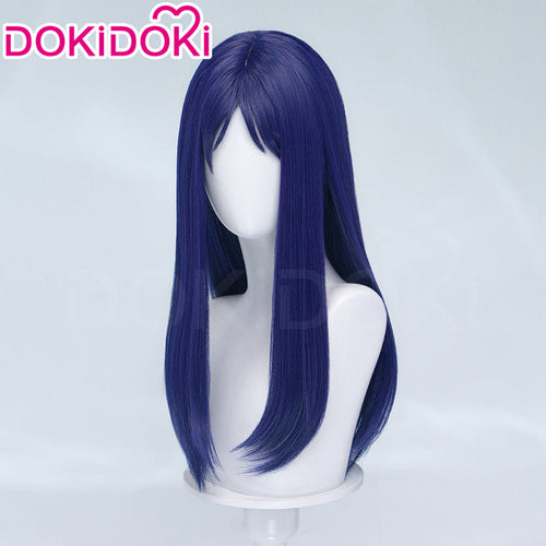 【Ready For Ship】DokiDoki Anime Cosplay Wig Long Straight Blue Hair