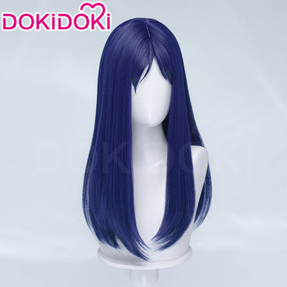 【Ready For Ship】DokiDoki Anime Cosplay Wig Long Straight Blue Hair