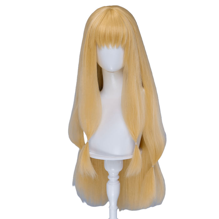 【Ready For Ship】DokiDoki Anime Cosplay Wig Long Straight Gold Hair