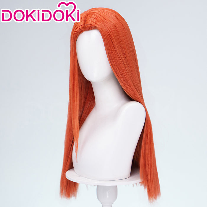 【Ready For Ship】DokiDoki Anime Cosplay Wig Long Straight Orange Hair