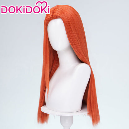 【Ready For Ship】DokiDoki Anime Cosplay Wig Long Straight Orange Hair