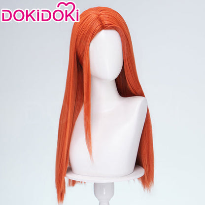 【Ready For Ship】DokiDoki Anime Cosplay Wig Long Straight Orange Hair