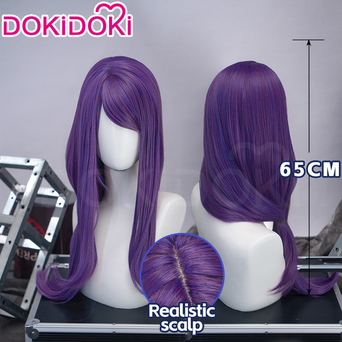 【Ready For Ship】DokiDoki Anime Cosplay Wig Long Straight Purple Hair