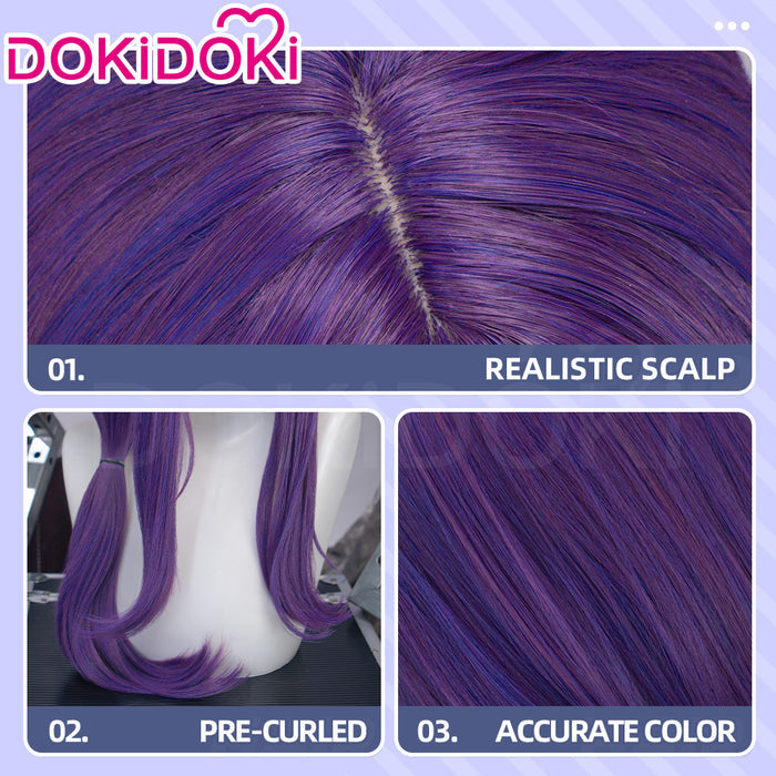 【Ready For Ship】DokiDoki Anime Cosplay Wig Long Straight Purple Hair